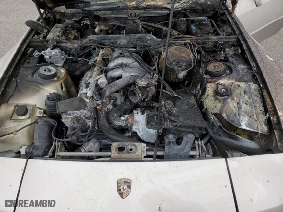 1989 Porsche 944 with VIN WP0AA0944KN450845, listed as a Copart auction lot 85658674 with 281,732 mi miles and Salvage Title. Bid and sale history available at carsss.com. Image 12.