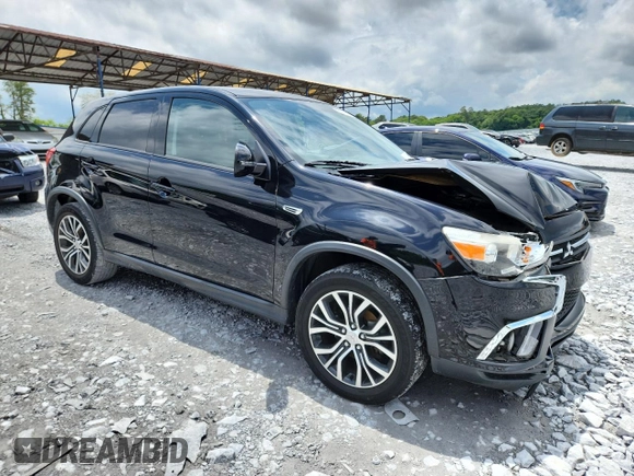 2018 Mitsubishi Outlander SE with VIN JA4AP3AW3JZ018567, listed as a Copart auction lot 57779155 with 79,864 mi miles and Salvage title. Bid and sale history available at DreamBid. Image 4.