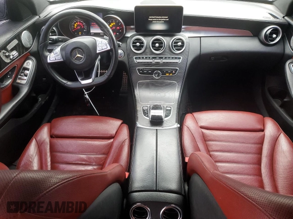 2016 Mercedes-Benz C 300 with VIN 55SWF4JB2GU121025, listed as a Copart auction lot 54318905 with Not Provided miles and Clean Title. Bid and sale history available at carsss.com. Image 8.