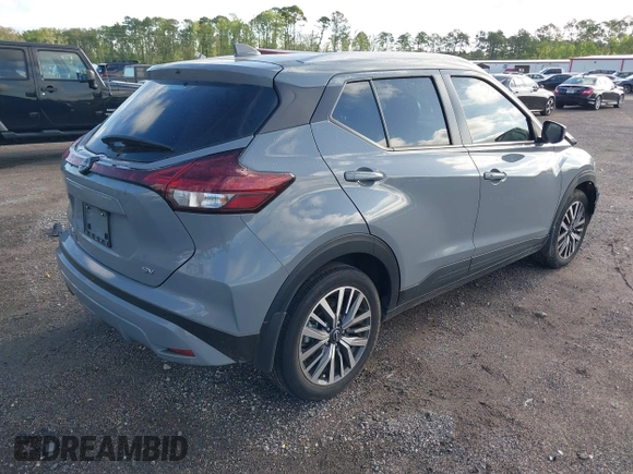2023 Nissan Kicks SV with VIN 3N1CP5CV0PL534886, listed as a IAAI auction lot 41963040 with 20,841 mi miles. Bid and sale history available at carsss.com. Image 4.