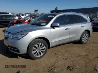 2015 Acura MDX Tech Pkg with VIN 5FRYD4H40FB015497, listed as a Copart auction lot 48620585 with 141,853 mi miles and Clean Title. Bid and sale history available at carsss.com. Image 1.
