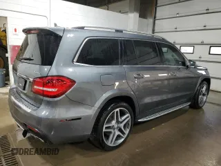 2017 Mercedes-Benz GLS 550 with VIN 4JGDF7DE6HA840543, listed as a Copart auction lot 38720824 with 53,722 mi miles and . Bid and sale history available at DreamBid. Image 3.