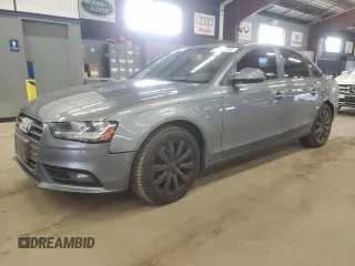 2014 Audi A4 Premium with VIN WAUDFAFL3EN023416, listed as a Copart auction lot 50757465 with 187,579 mi miles and Salvage Title. Bid and sale history available at carsss.com. Image 1.