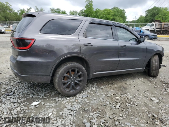 2019 Dodge Durango GT Plus with VIN 1C4RDJDG7KC755477, listed as a Copart auction lot 55584925 with 122,961 mi miles and Salvage title. Bid and sale history available at DreamBid. Image 3.