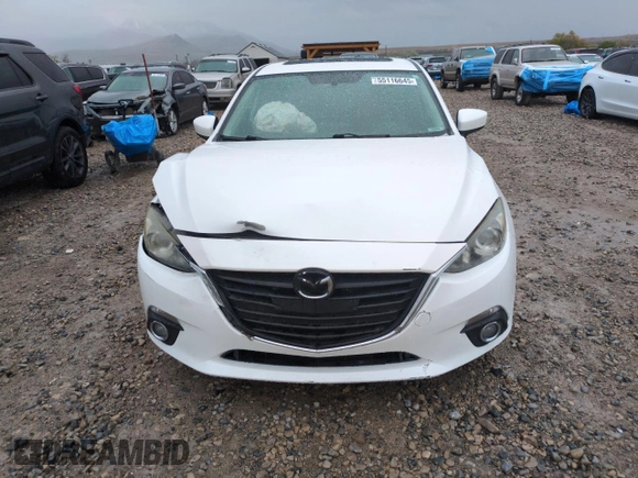 2014 Mazda 3 i Grand Touring with VIN JM1BM1M77E1194358, listed as a Copart auction lot 55116645 with 189,254 mi miles and Salvage Title. Bid and sale history available at DreamBid. Image 5.