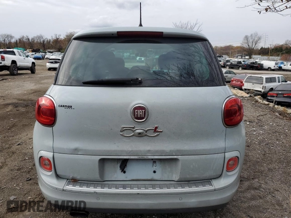 2014 FIAT 500L Easy with VIN ZFBCFABHXEZ009377, listed as a Copart auction lot 81530394 with 149,194 mi miles and Salvage Title. Bid and sale history available at DreamBid. Image 6.