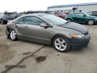 2008 Honda Civic Cpe EX-L with VIN 2HGFG12938H542810, listed as a Copart auction lot 47211024 with 0 mi miles and Salvage Title. Bid and sale history available at carsss.com. Image 4.