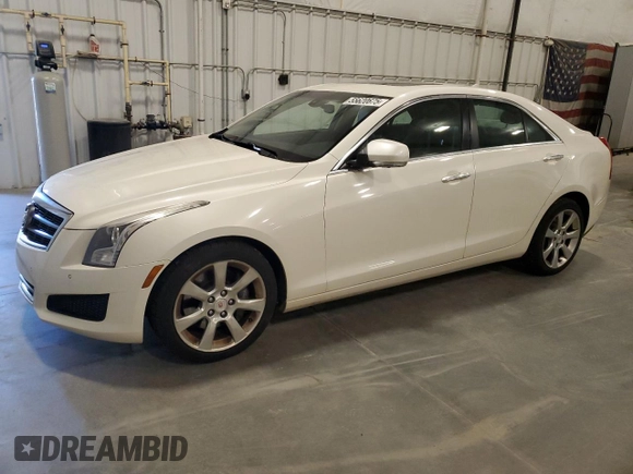 2014 Cadillac ATS Luxury AWD with VIN 1G6AH5RX8E0180168, listed as a Copart auction lot 55620675 with 169,370 mi miles and Salvage title. Bid and sale history available at DreamBid. Image 1.
