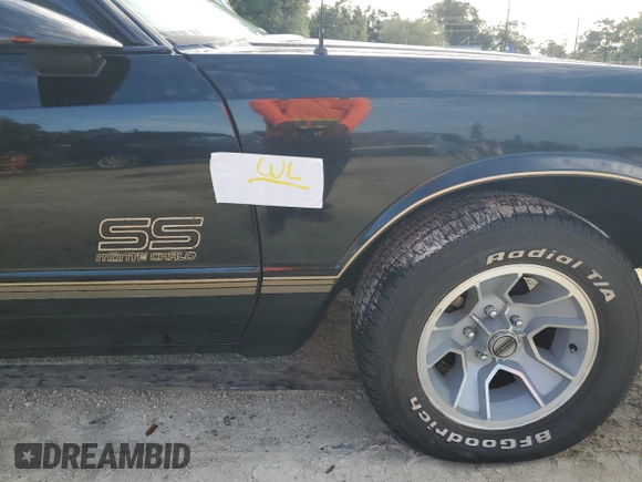 1987 Chevrolet Monte Carlo z VIN 1G1GZ11G0HP115148, wystawiony jako Copart lot #75645874 z przebiegiem 86 744 mil mil oraz Nie do naprawy. Historia ofert i sprzedaży dostępna na DreamBid. Obrazek 12.
