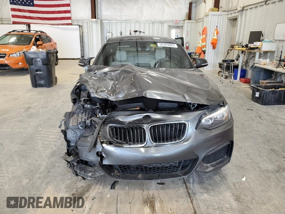 2015 BMW 2 Series 228i with VIN WBA1F5C59FV343633, listed as a Copart auction lot 60329925 with 123,644 mi miles and Non repairable. Bid and sale history available at DreamBid. Image 5.