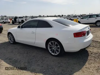 2013 Audi A5 Premium with VIN WAUCFAFR3DA038133, listed as a Copart auction lot 60104635 with 114,514 mi miles and Salvage title. Bid and sale history available at DreamBid. Image 2.
