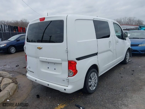 2015 Chevrolet City Express Cargo Van LT with VIN 3N63M0ZN4FK692259, listed as a IAAI auction lot 38158549 with 90,377 mi miles. Bid and sale history available at carsss.com. Image 4.