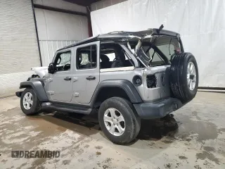2020 Jeep Wrangler Unlimited Sport with VIN 1C4HJXDN5LW220413, listed as a Copart auction lot 88042855 with 47,205 mi miles and Clean title. Bid and sale history available at DreamBid. Image 2.