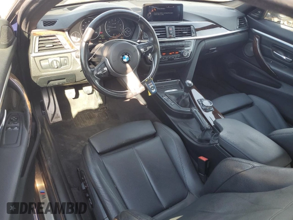 2014 BMW 4 Series 435i xDrive with VIN WBA3R5C57EF785125, listed as a Copart auction lot 55049605 with 59,626 mi miles and Salvage title. Bid and sale history available at DreamBid. Image 8.