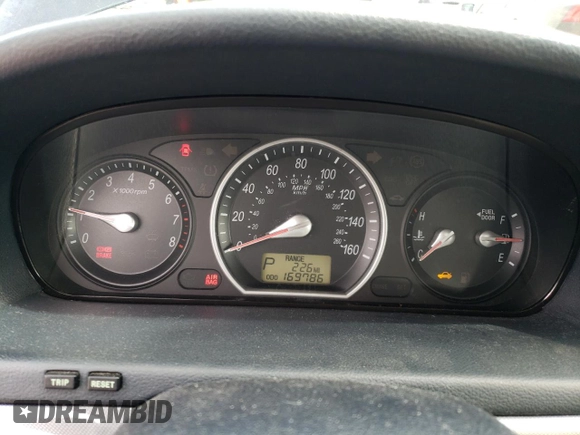 2006 Hyundai Sonata GLS with VIN 5NPEU46F26H141502, listed as a Copart auction lot 52034635 with 169,786 mi miles and Salvage Title. Bid and sale history available at DreamBid. Image 9.