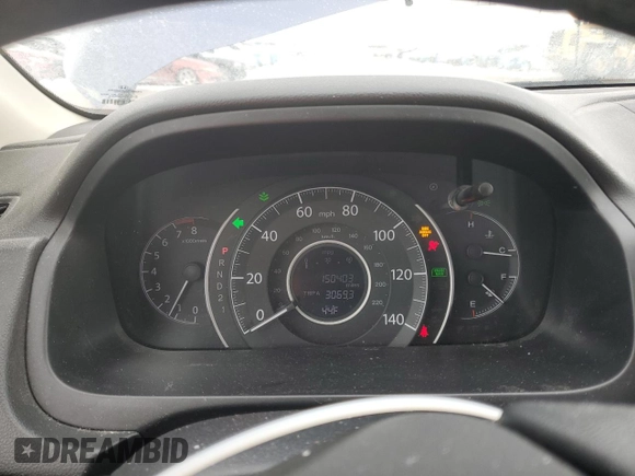 2013 Honda CR-V EX-L with VIN 2HKRM4H70DH616715, listed as a Copart auction lot 44739095 with 150,403 mi miles and Salvage Title. Bid and sale history available at carsss.com. Image 9.
