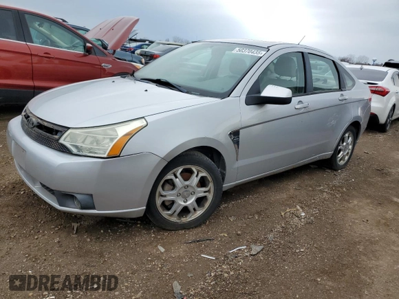 2008 Ford Focus SE with VIN 1FAHP35N98W251036, listed as a Copart auction lot 50370435 with 89,144 mi miles and Clean Title. Bid and sale history available at carsss.com. Image 1.