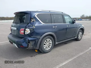2017 Nissan Armada SV with VIN JN8AY2NC2H9504900, listed as a IAAI auction lot 42069976 with 151,936 mi miles and . Bid and sale history available at DreamBid. Image 4.
