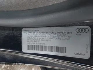 2013 Audi A7 Prestige с VIN WAU2GAFC4DN081943, выставлен на аукционе IAAI как лот 41599395 с пробегом 129 458 миль миль и . История ставок и продаж доступна на DreamBid. Изображение 9.