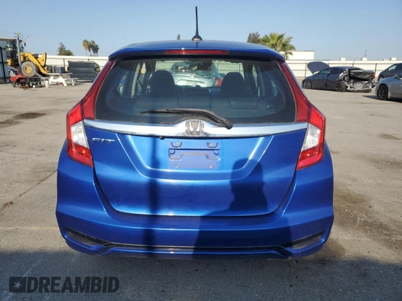 2019 Honda Fit EX with VIN 3HGGK5H81KM743381, listed as a Copart auction lot 52186255 with 28,657 mi miles and Salvage Title. Bid and sale history available at DreamBid. Image 6.