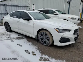 2023 Acura TLX w/A-Spec Package with VIN 19UUB6F54PA800503, listed as a Copart auction lot 50243915 with 0 mi miles and Clean Title. Bid and sale history available at carsss.com. Image 4.
