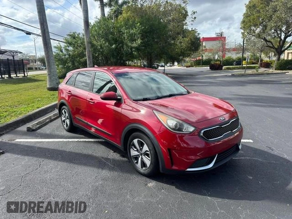 2018 Kia Niro LX with VIN KNDCB3LC3J5132401, listed as a Copart auction lot 43202885 with 87,900 mi miles and Clean Title. Bid and sale history available at carsss.com. Image 1.