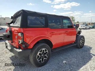 2022 Ford Bronco with VIN 1FMDE5BH7NLA89196, listed as a Copart auction lot 55729305 with 35,813 mi miles and Non Repairable. Bid and sale history available at DreamBid. Image 3.