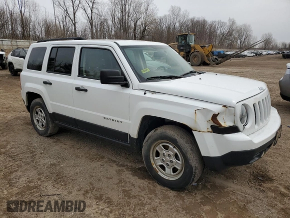 2016 Jeep Patriot Sport with VIN 1C4NJRBB3GD573130, listed as a Copart auction lot 51581415 with 126,438 mi miles and Clean Title. Bid and sale history available at carsss.com. Image 4.