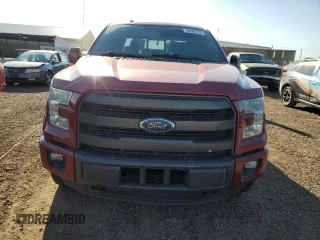 2015 Ford F-150 XLT with VIN 1FTEW1EF2FFA17086, listed as a Copart auction lot 62888355 with 175,134 mi miles and Salvage title. Bid and sale history available at DreamBid. Image 5.
