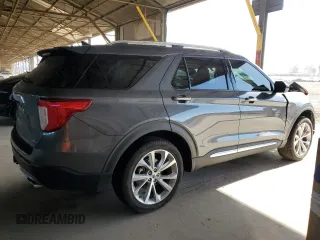 2023 Ford Explorer Platinum with VIN 1FM5K8HC3PGA15926, listed as a Copart auction lot 56700035 with 17,516 mi miles and Salvage title. Bid and sale history available at DreamBid. Image 3.