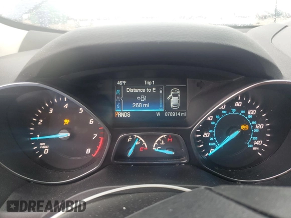 2015 Ford Escape Titanium with VIN 1FMCU0J97FUC89499, listed as a Copart auction lot 47699935 with 78,914 mi miles and Salvage Title. Bid and sale history available at carsss.com. Image 9.