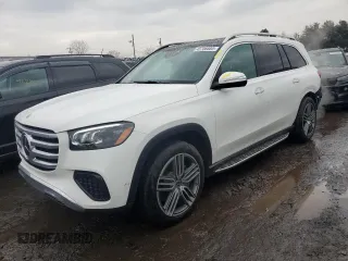 2024 Mercedes-Benz GLS 450 with VIN 4JGFF5KE0RB207936, listed as a Copart auction lot 45706885 with 10,543 mi miles and Salvage Title. Bid and sale history available at DreamBid. Image 1.