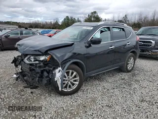 2018 Nissan Rogue SV with VIN KNMAT2MV3JP604860, listed as a Copart auction lot 47820735 with 124,650 mi miles and Salvage Title. Bid and sale history available at carsss.com. Image 1.