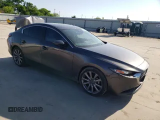 2019 Mazda 3 Preferred with VIN 3MZBPADL8KM110533, listed as a Copart auction lot 52118745 with 92,041 mi miles and Salvage Title. Bid and sale history available at DreamBid. Image 4.