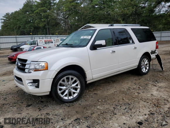 2017 Ford Expedition EL Limited with VIN 1FMJK1KT7HEA56779, listed as a Copart auction lot 74611244 with 95,351 mi miles and Salvage Title. Bid and sale history available at carsss.com. Image 1.