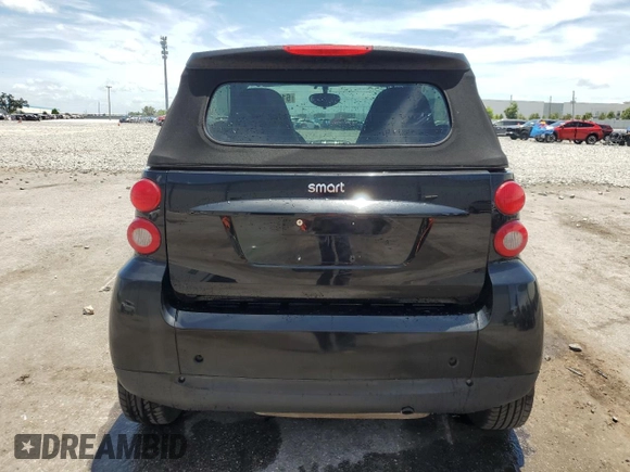 2009 Smart fortwo Passion with VIN WMEEK31X99K296913, listed as a Copart auction lot 61491365 with 93,211 mi miles and Salvage title. Bid and sale history available at DreamBid. Image 6.