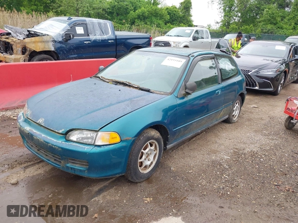 1995 Honda Civic z VIN 2HGEH237XSH516384, wystawiony jako IAAI lot #42193189 z przebiegiem 357 539 mil mil oraz . Historia ofert i sprzedaży dostępna na DreamBid. Obrazek 2.