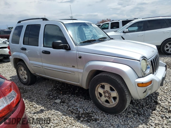 2002 Jeep Liberty Limited with VIN 1J8GL58K52W347390, listed as a Copart auction lot 55655815 with 192,318 mi miles and Clean Title. Bid and sale history available at carsss.com. Image 4.