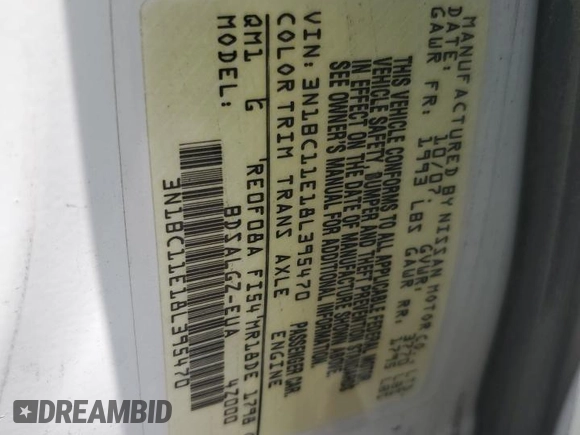 2008 Nissan Versa S z VIN 3N1BC11E18L395470, wystawiony jako Copart lot #58639875 z przebiegiem 194 493 mil mil oraz Czysty tytuł • Clean title. Historia ofert i sprzedaży dostępna na DreamBid. Obrazek 12.