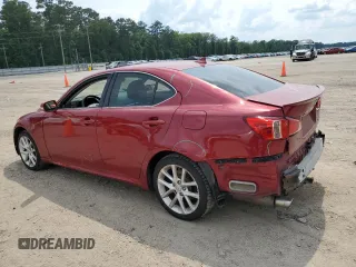 2013 Lexus IS 250 with VIN JTHCF5C21D5063461, listed as a Copart auction lot 58076245 with 134,053 mi miles and Salvage title. Bid and sale history available at DreamBid. Image 2.