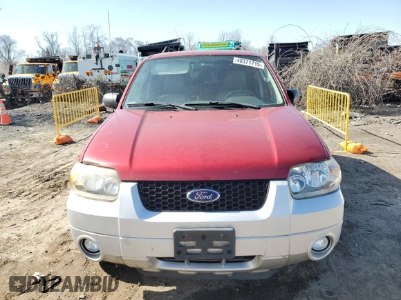 2007 Ford Escape Hybrid with VIN 1FMCU49H67KA05795, listed as a Copart auction lot 48371715 with 178,010 mi miles and Clean Title. Bid and sale history available at carsss.com. Image 5.
