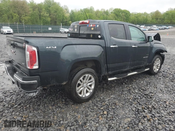 2018 GMC Canyon 4WD SLT z VIN 1GTG6DEN9J1104099, wystawiony jako Copart lot #56195235 z przebiegiem 115 308 mil mil oraz Szkoda całkowita • Salvage title. Historia ofert i sprzedaży dostępna na DreamBid. Obrazek 3.