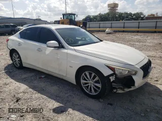 2017 Infiniti Q50 Signature Edition with VIN JN1EV7AP2HM739390, listed as a Copart auction lot 55449265 with 165,947 mi miles and Clean title. Bid and sale history available at DreamBid. Image 4.