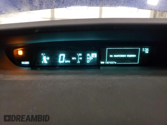2010 Toyota Prius II with VIN JTDKN3DU9A1037438, listed as a Copart auction lot 88367055 with 147,527 mi miles and Salvage Title. Bid and sale history available at carsss.com. Image 9.
