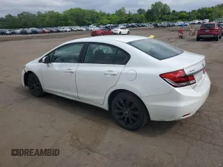 2015 Honda Civic EX-L z VIN 19XFB2F96FE228512, wystawiony jako Copart lot #59055235 z przebiegiem 94 397 mil mil oraz Szkoda całkowita • Salvage title. Historia ofert i sprzedaży dostępna na DreamBid. Obrazek 2.