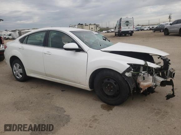 2011 Mazda Mazda6 i Sport with VIN 1YVHZ8BH0B5M18147, listed as a Copart auction lot 51946664 with 0 mi miles and Salvage Title. Bid and sale history available at carsss.com. Image 4.