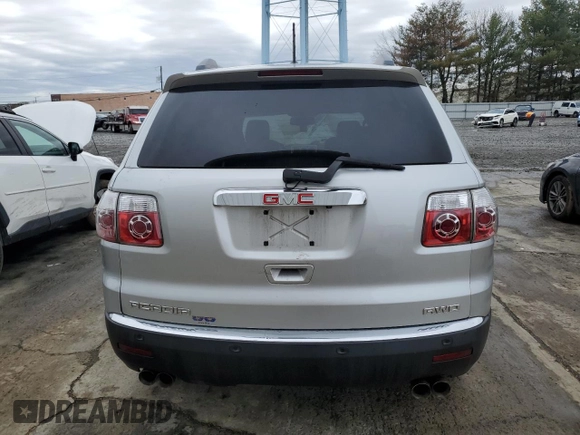 2010 GMC Acadia SLT1 with VIN 1GKLVMED4AJ159394, listed as a Copart auction lot 51753945 with Not Provided miles and Salvage Title. Bid and sale history available at carsss.com. Image 6.