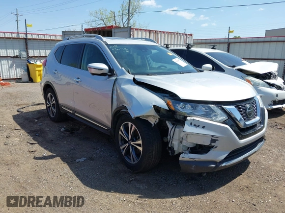 2018 Nissan Rogue SV with VIN 5N1AT2MT6JC844714, listed as a IAAI auction lot 41969677 with 121,187 mi miles and . Bid and sale history available at carsss.com. Image 1.