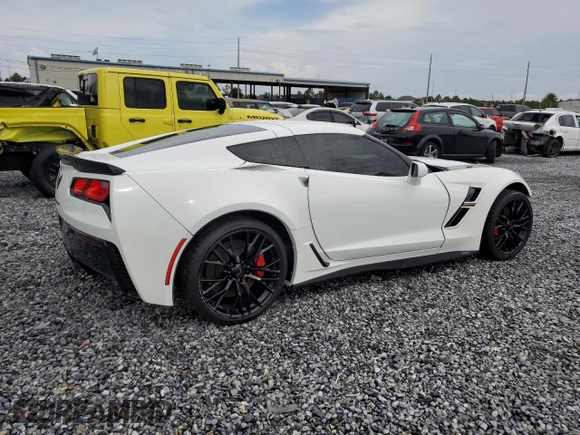 2019 Chevrolet Corvette Grand Sport 1LT with VIN 1G1YW2D74K5113002, listed as a Copart auction lot 63511015 with Not provided miles and Salvage title. Bid and sale history available at DreamBid. Image 3.