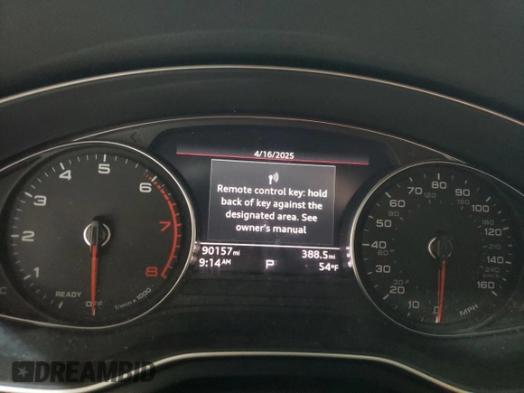 2020 Audi A5 Sportback Premium with VIN WAUANCF56LA005810, listed as a Copart auction lot 52149715 with 90,157 mi miles and Salvage Title. Bid and sale history available at carsss.com. Image 9.
